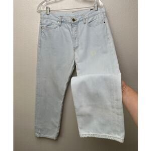 Goldsign Light Wash Straight Leg Jeans Women’s 29 Button Fly Made in USA